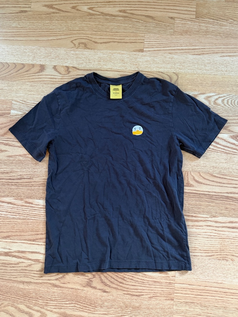 Kakaotalk Friends Dark Grey Character Tee